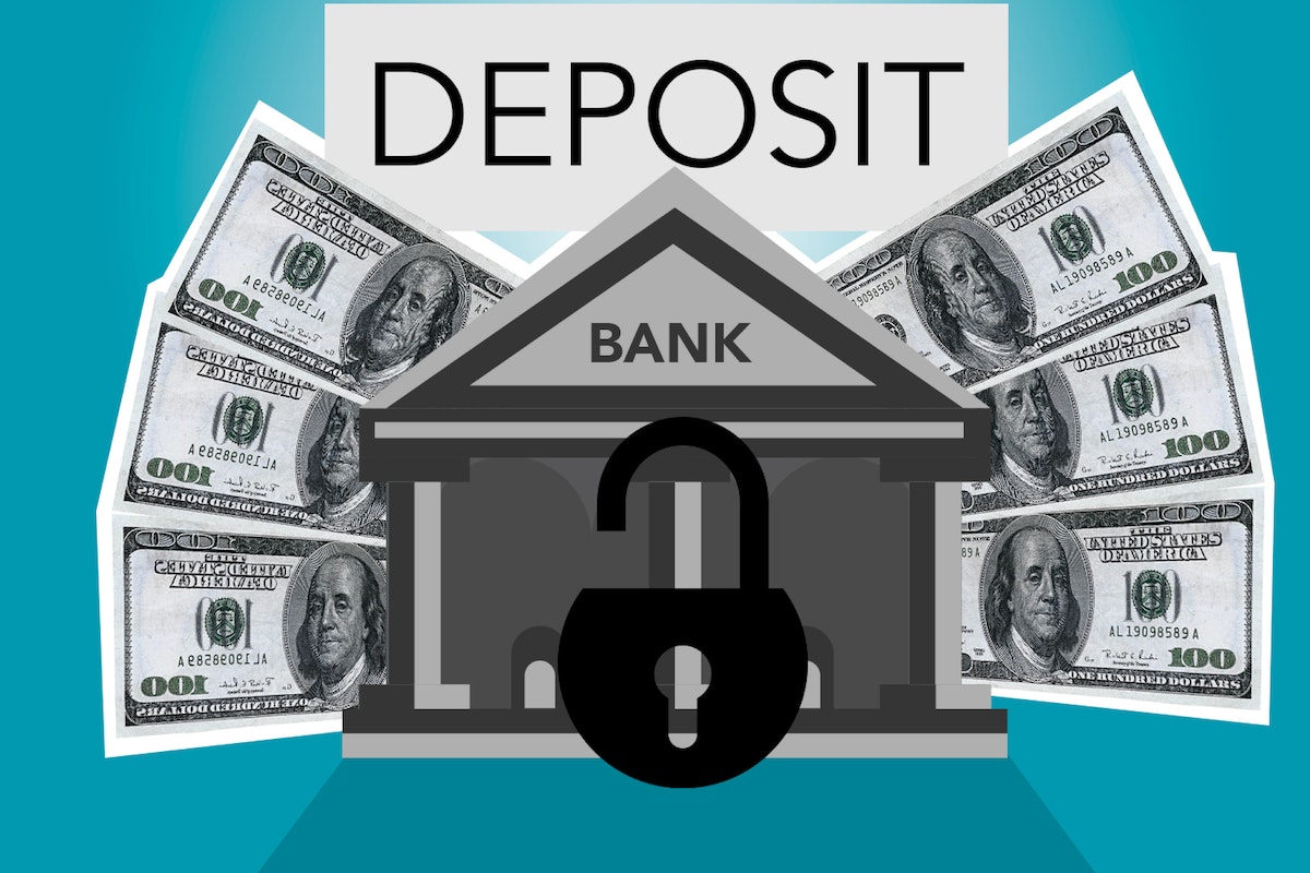 money depositing concept