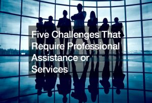 Five Challenges That Require Professional Assistance or Services
