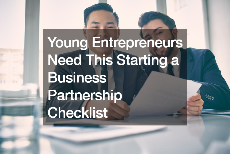 Young Entrepreneurs Need This Starting a Business Partnership Checklist